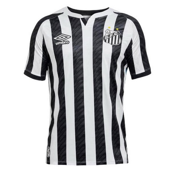 Tailandia Camiseta Santos Segunda equipo 2020-21 Negro Blanco